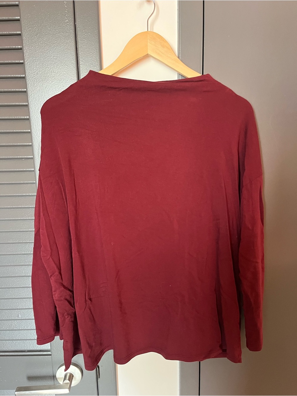 Eileen Fisher warm cowl neck - Bordeaux